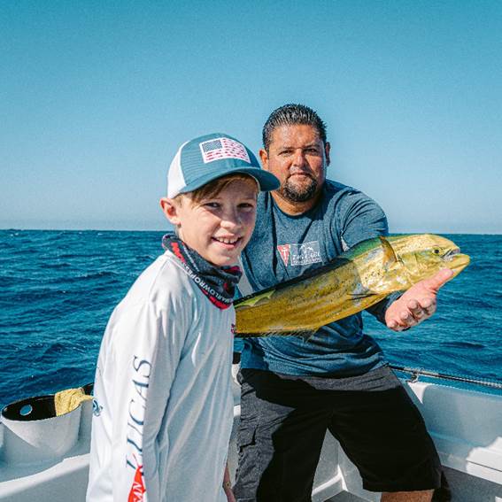 Dorado Fishing Tips In Cabo 3 Dorado in Mexico.