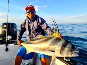 Fishing for roosterfish in Cabo San Lucas Fishing for roosterfish in Cabo San Lucas