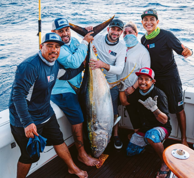How to target yellowfin tunas out from Cabo San Lucas. 2 Yellowfin tunas in Cabo San Lucas