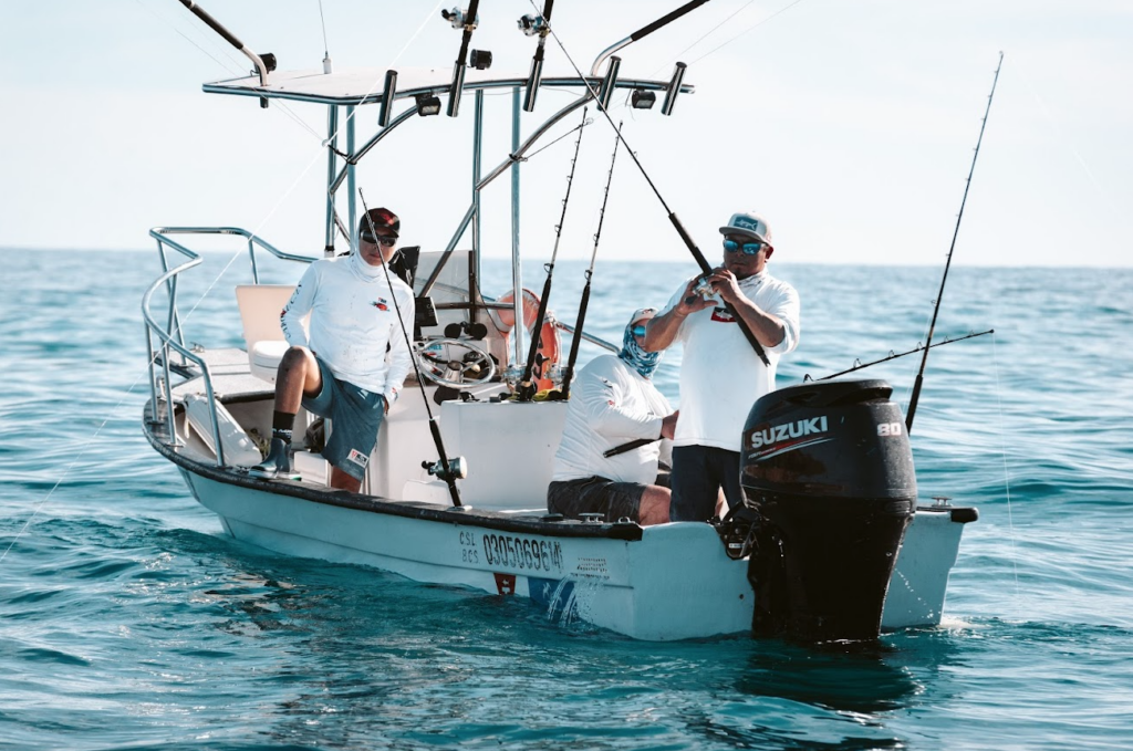 Panga and Center Console Adventures in Los Cabos 2 Panga and Center Consoles fishing in Los Cabos