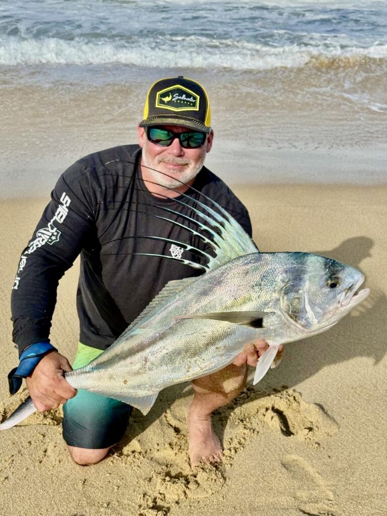 Roosterfish Surf Fishing in Cabo San Lucas (From Shore Guide + Trips) 1 Roosterfish Surf Fishing in Cabo San Lucas From Shore Guide Trips 1