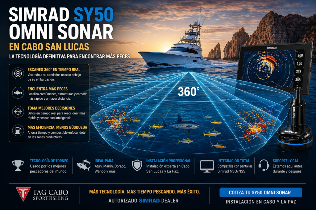 SIMRAD SY50 Omni Sonar in Cabo San Lucas | The Ultimate Fish-Finding Technology in Baja 1 SIMRAD SY50 Omni Sonar in Cabo San Lucas | The Ultimate Fish-Finding Technology in Baja