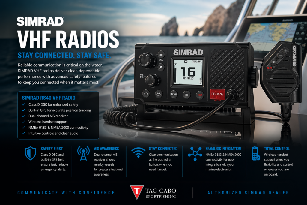 SIMRAD Marine Electronics in Cabo San Lucas | Authorized Dealer & Installation 4 SIMRAD VHF Radios