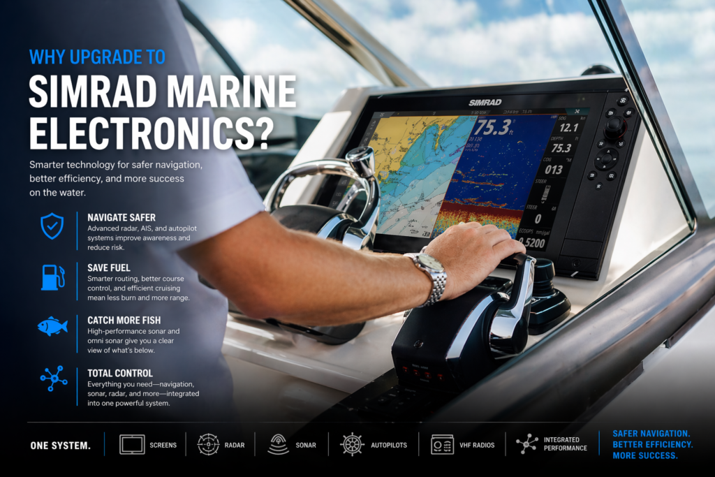 SIMRAD Marine Electronics in Cabo San Lucas | Authorized Dealer & Installation 2 Why Upgrade to SIMRAD Marine Electronics?